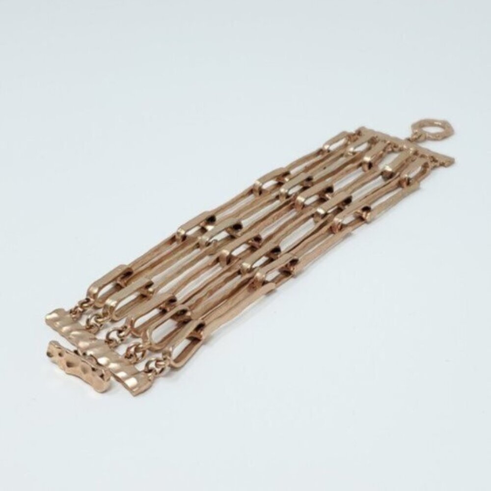 KARINE SULTAN 5-Row Cuff Bracelet